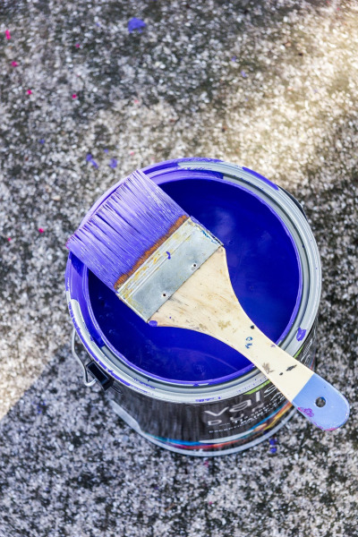 paint cans colorful